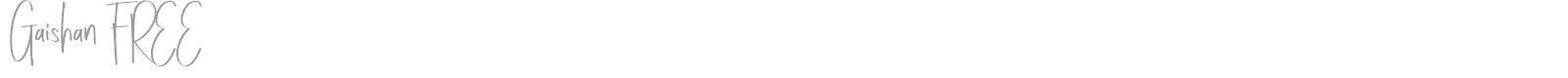 Gaishan font preview